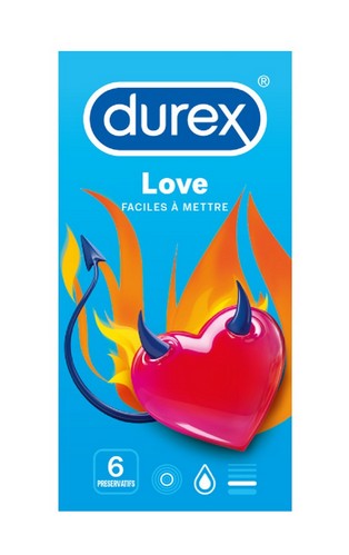 Durex Préservatif Love Bte de 6